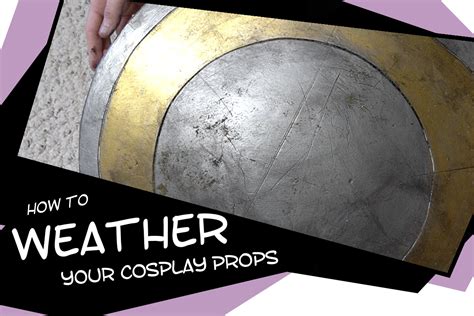 cosplay how to cover clothes in fake csnow|how to weather a cosplay prop.